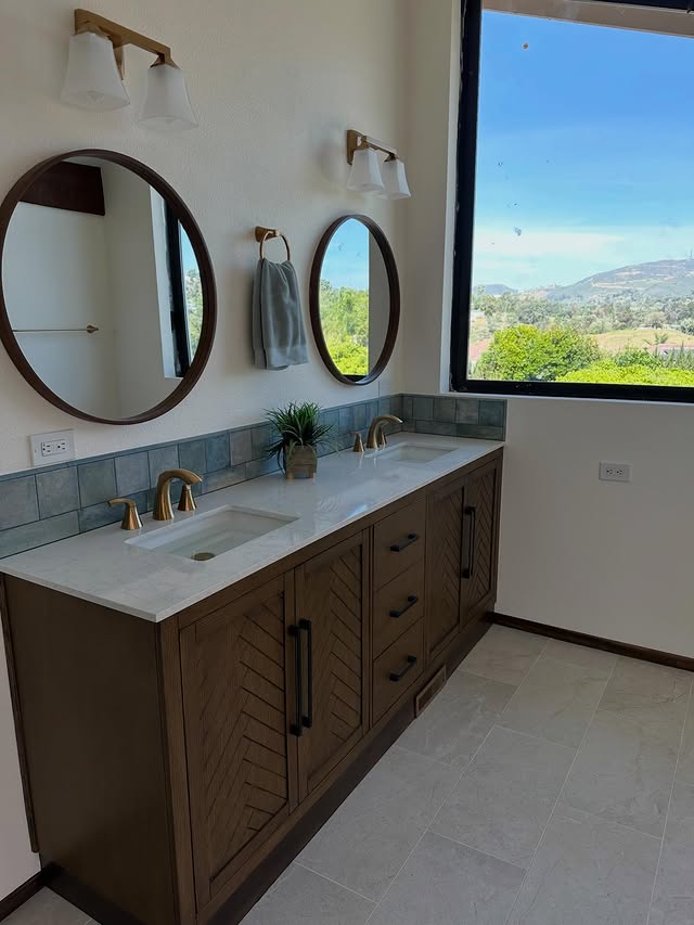 Master bathroom remodel completed by Next Level Plumbing